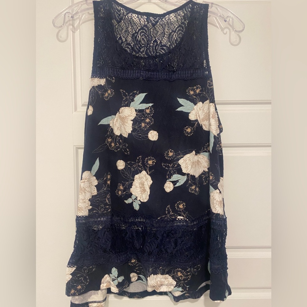 Torrid Size 2 floral lace see through top